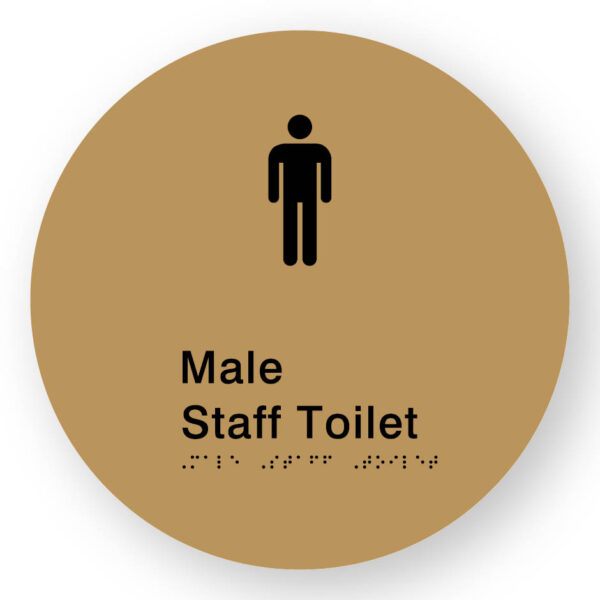 Male Staff Toilet (SKU-BSSC-MST) Gold