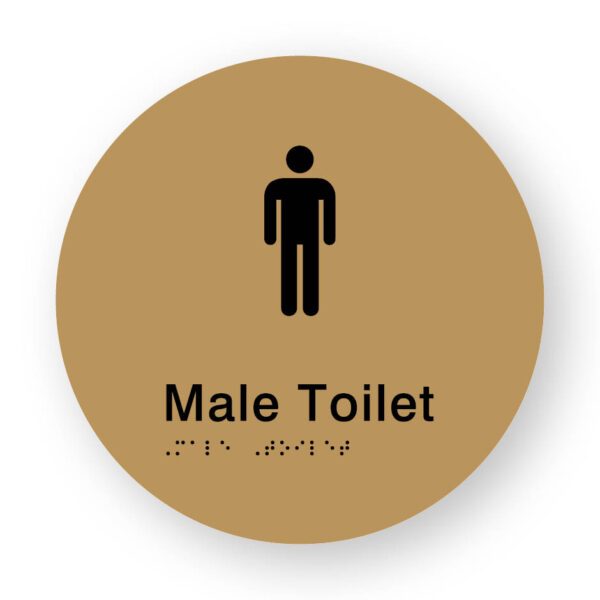 Male Toilet (SKU-BSSC-MT) Gold