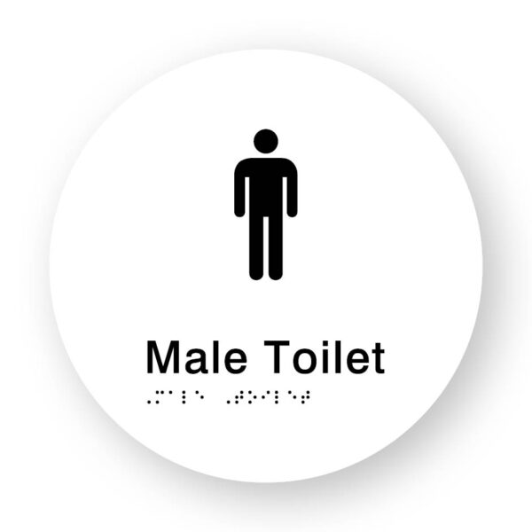 Male Toilet (SKU-BSSC-MT) White