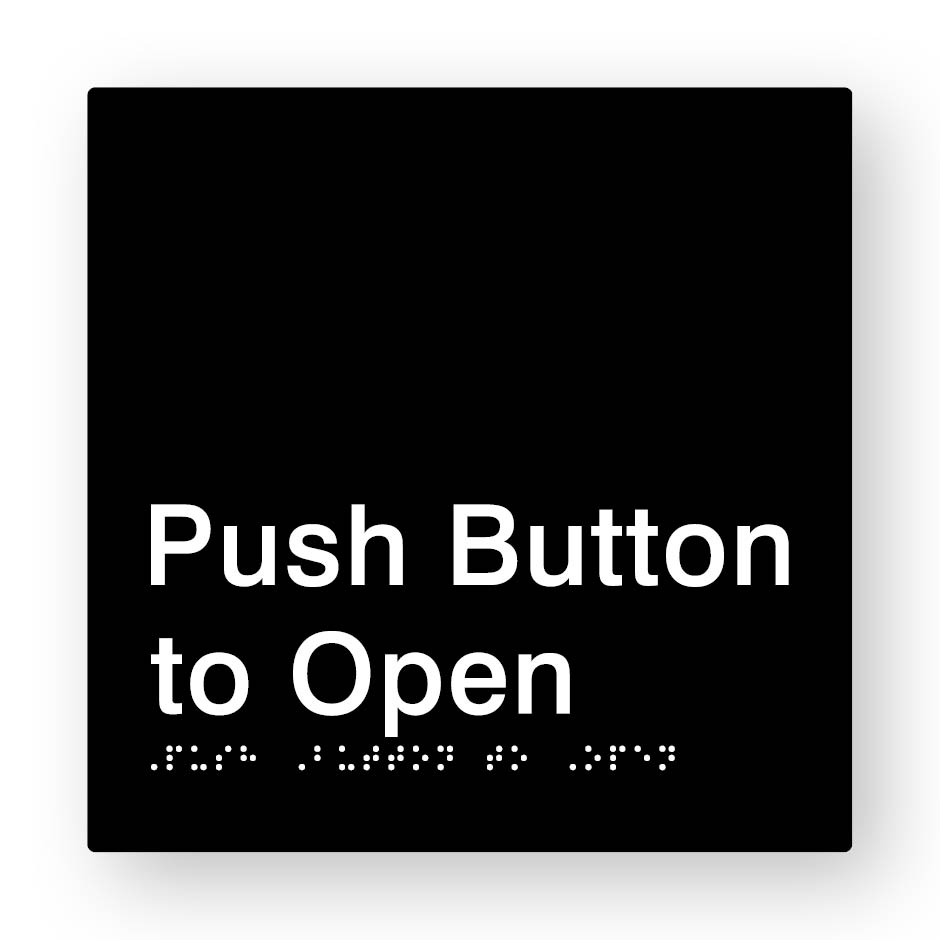 Push Button to Open (SKU-BSS-PBTO) Black