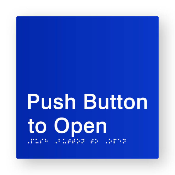 Push Button to Open (SKU-BSS-PBTO) Blue