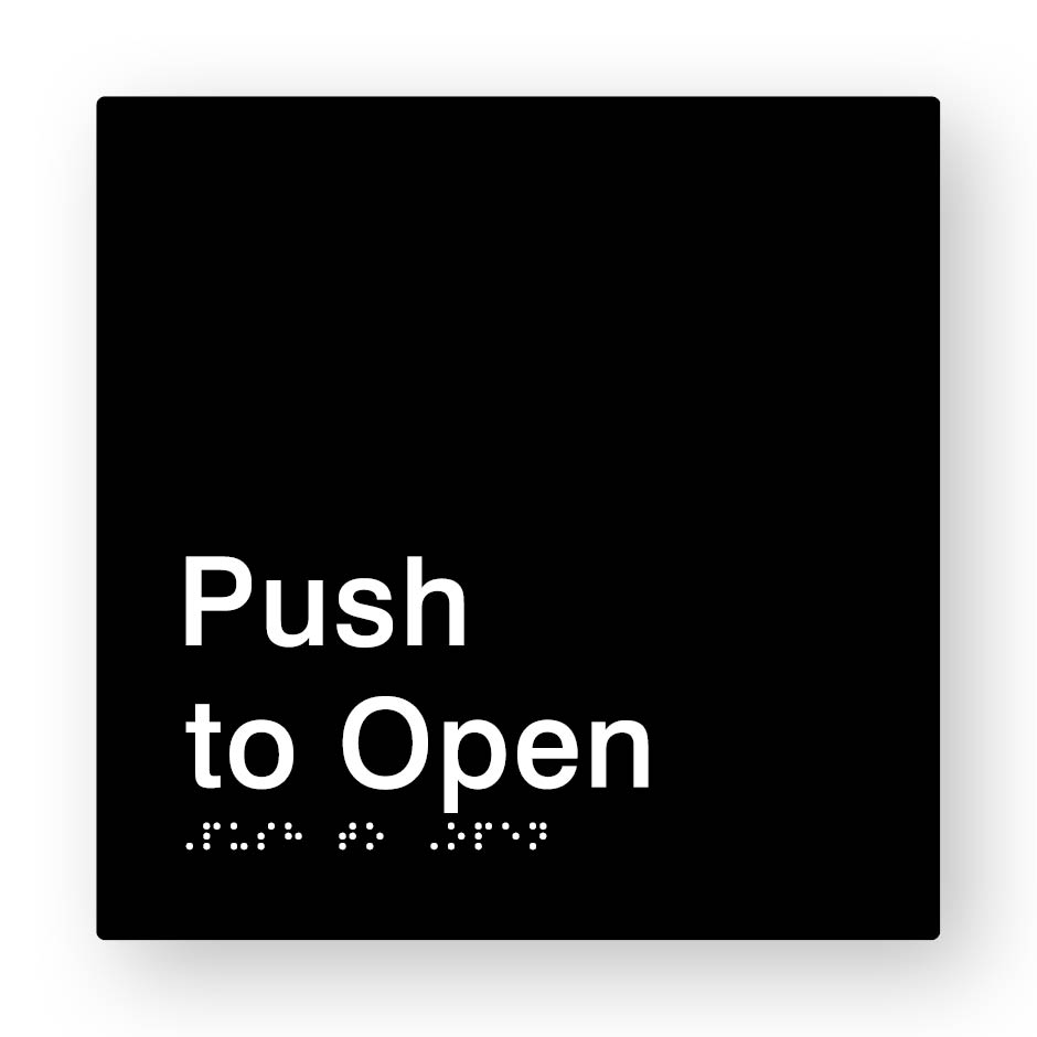 Push to Open (SKU-BSS-PTO) Black