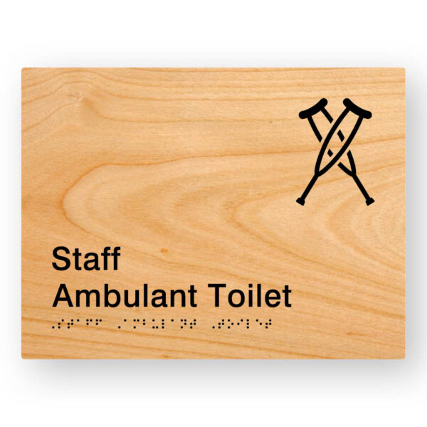 Staff Ambulant Toilet V2 (Crutches) - (SKU-BSS-SAT2) WDGR