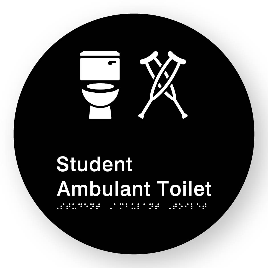 Student Ambulant Toilet (T-C) – (SKU-BSSC-STAT) Black