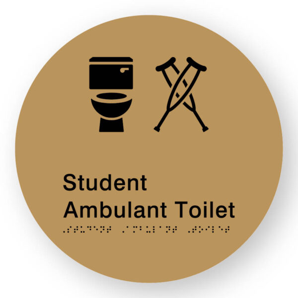 Student Ambulant Toilet (T-C) - (SKU-BSSC-STAT) Gold