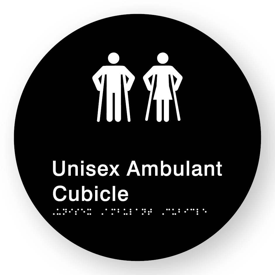 Unisex Ambulant Cubicle (SKU-BSSC-UAC) Black