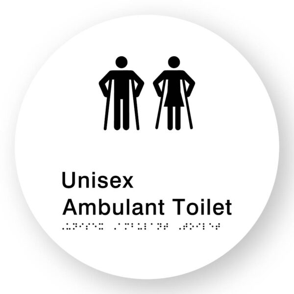Unisex Ambulant Toilet (SKU-BSSC-UAT) White