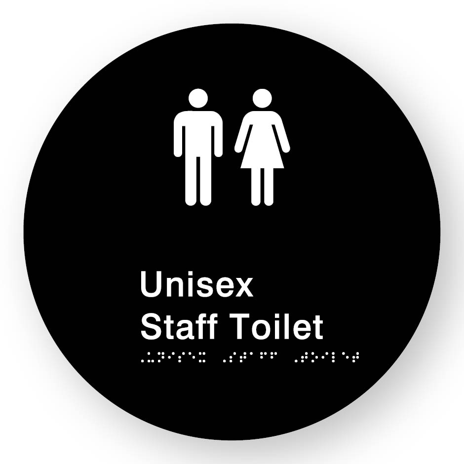 Unisex Staff Toilet (SKU-BSSC-UST) Black