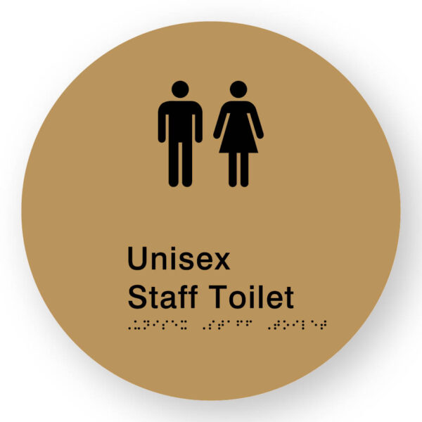 Unisex Staff Toilet (SKU-BSSC-UST) Gold