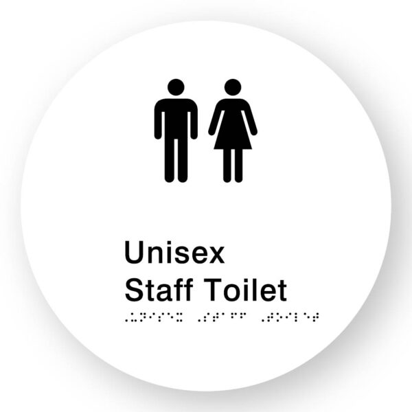 Unisex Staff Toilet (SKU-BSSC-UST) White