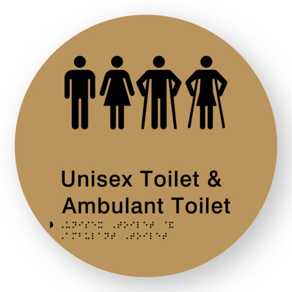 Unisex Toilet & Ambulant Toilet (SKU-BSSC-UTAT) Gold