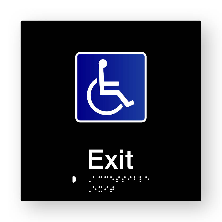 Accessible Exit (SKU-BSS-AEX) Black