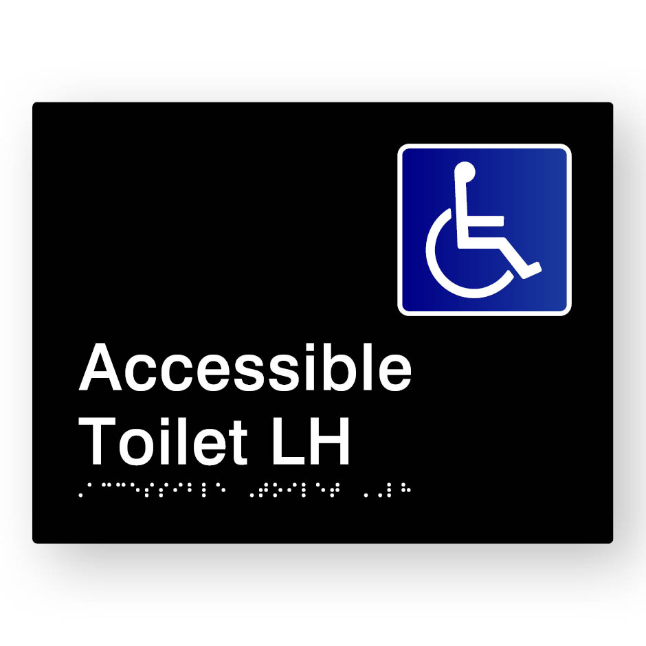 Accessible Toilet LH (SKU-BSS-ATL) Black