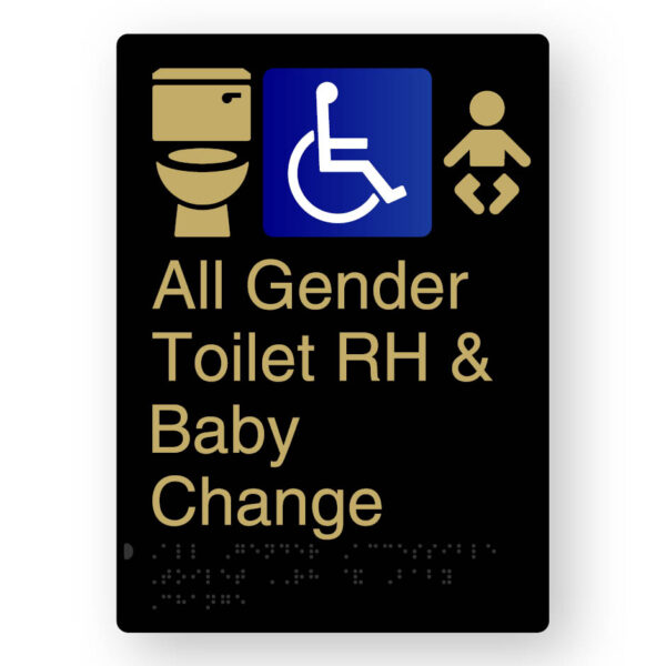All Gender Accessible Toilet RH & Baby Change (SKU-BFACEP-AGATRBC) BB