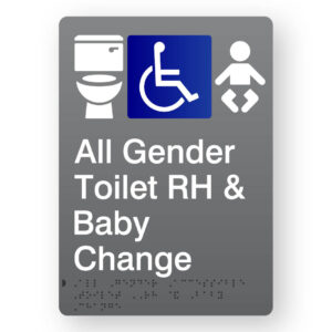All Gender Accessible Toilet RH & Baby Change - Image 1