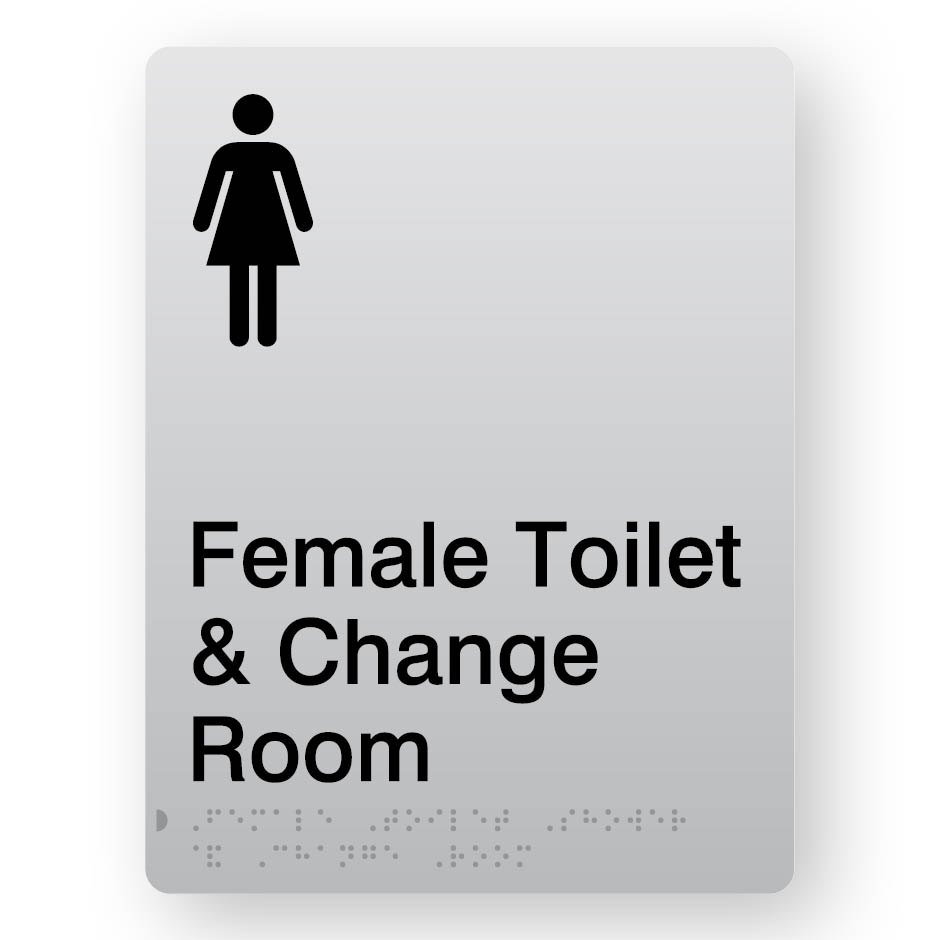Female Toilet & Change (SKU – BFP – FTCR) Silver