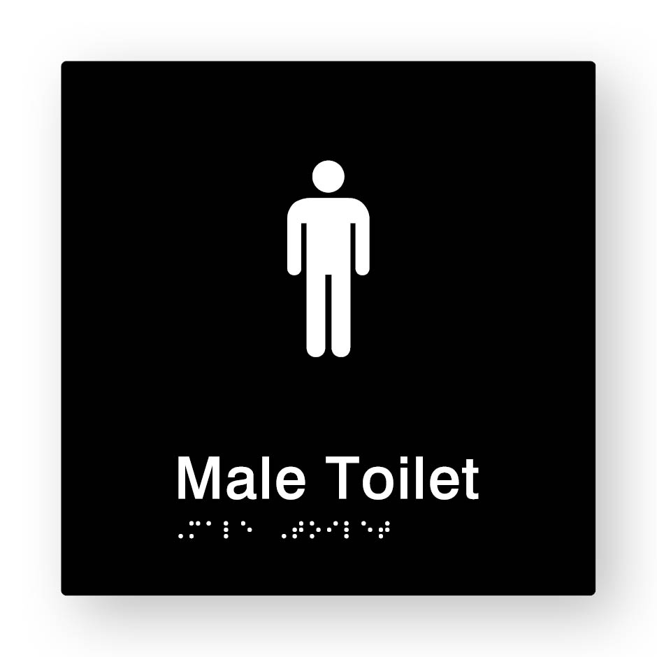 Male Toilet (SKU-BSS-MT) Black