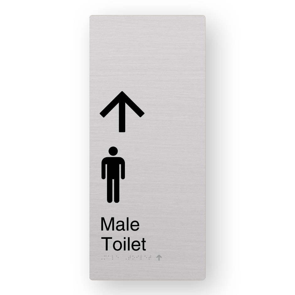 Male Toilet (Up Arrow) – (SKU-BFACE-XL-MTUA) A