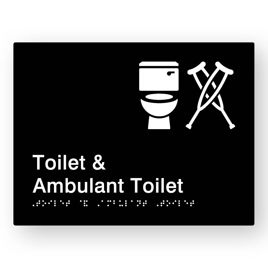 Toilet & Ambulant Toilet (SKU-BSS-TAT) Black