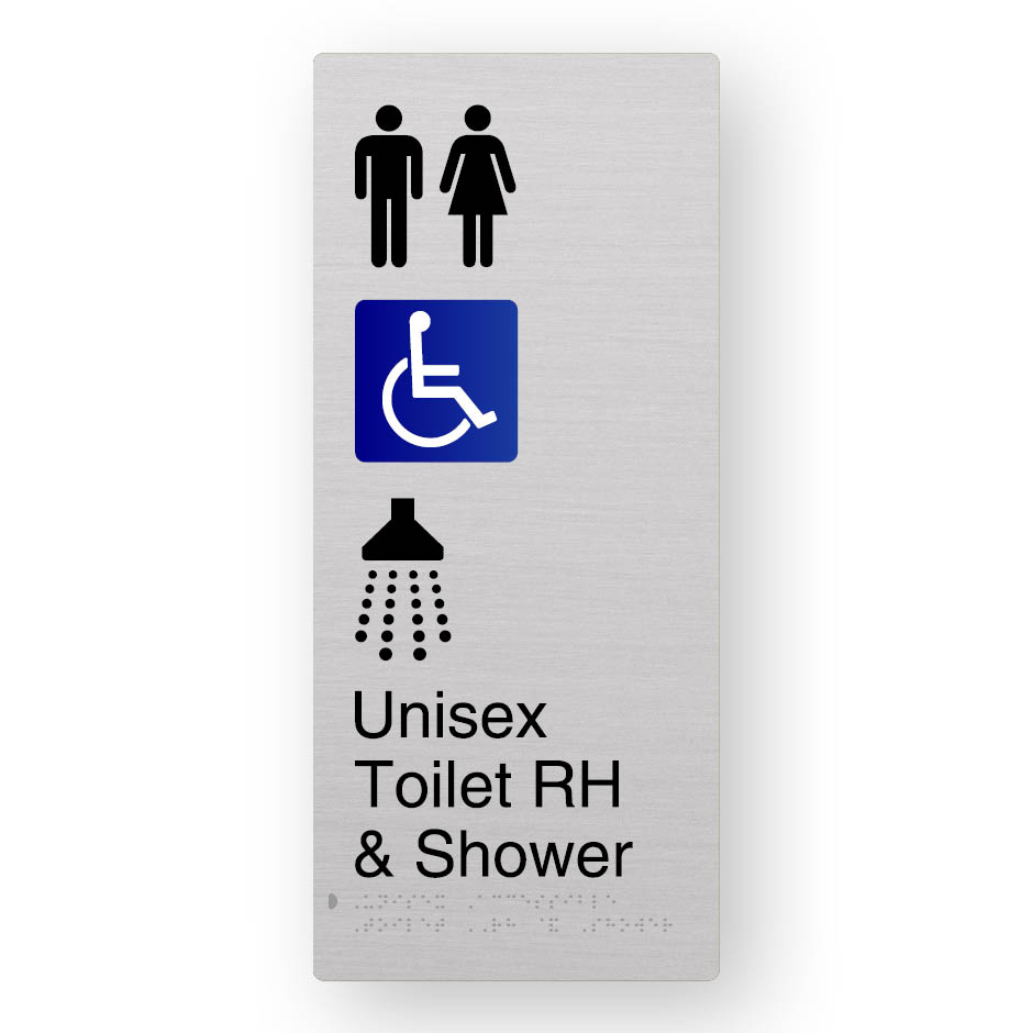 Unisex Accessible Toilet RH & Shower (SKU-BFACE-XL-UATRS) A