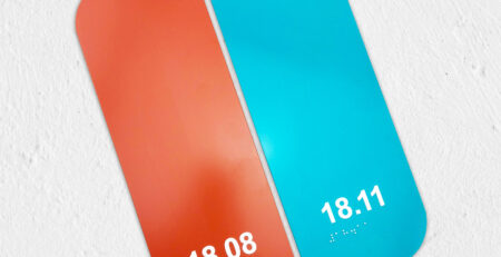 Custom Aluminium Tactile Printed Braille Sign