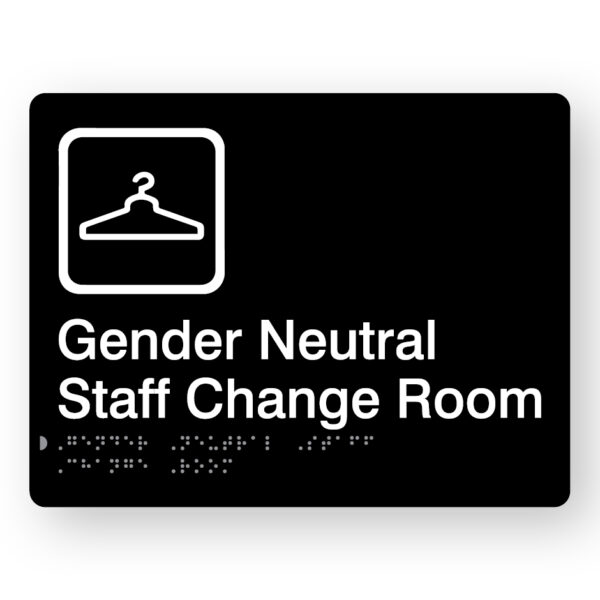Gender Neutral Staff Change Room (SKU - GNCR) Black