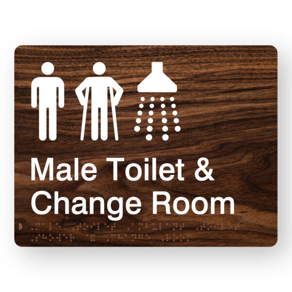 Male Toilet & Change Room (M - MA - S) - (SKU - BF - MTAMCRS) Dark WDGR