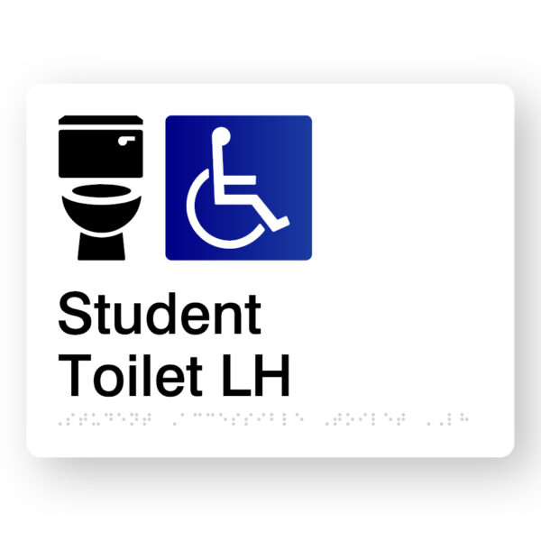Student Accessible Toilet LH (SKU - STATL) White