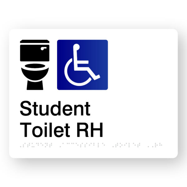 Student Accessible Toilet RH (SKU - STATR) White